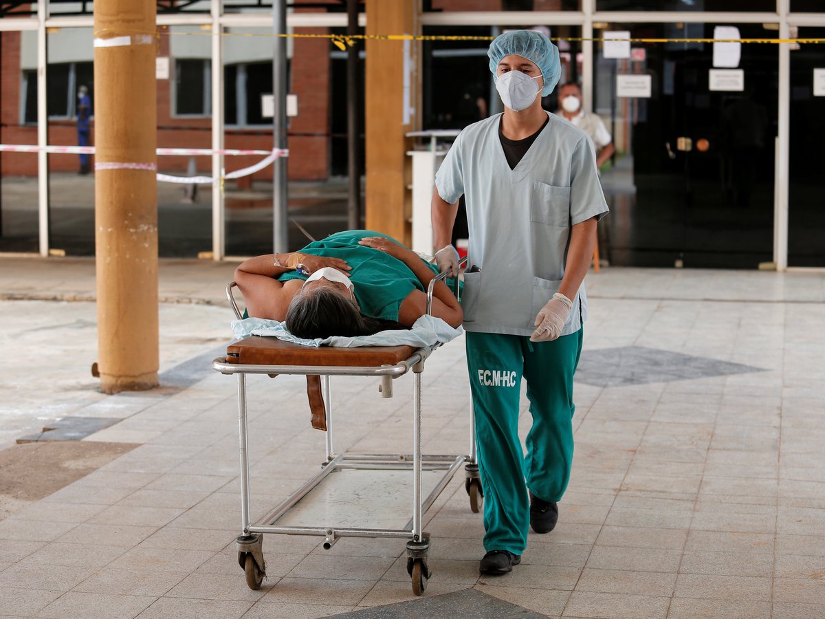 Nuevo récord de muertes por Covid-19 en Paraguay. Foto: EFE.