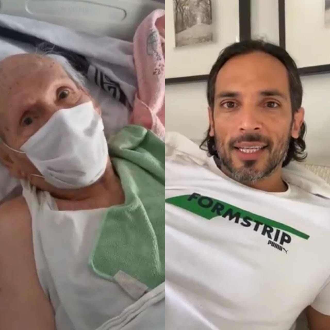 Don Ambrosio recibió el saludo de su ídolo Roque Santa Cruz e irá a un hogar de acogida