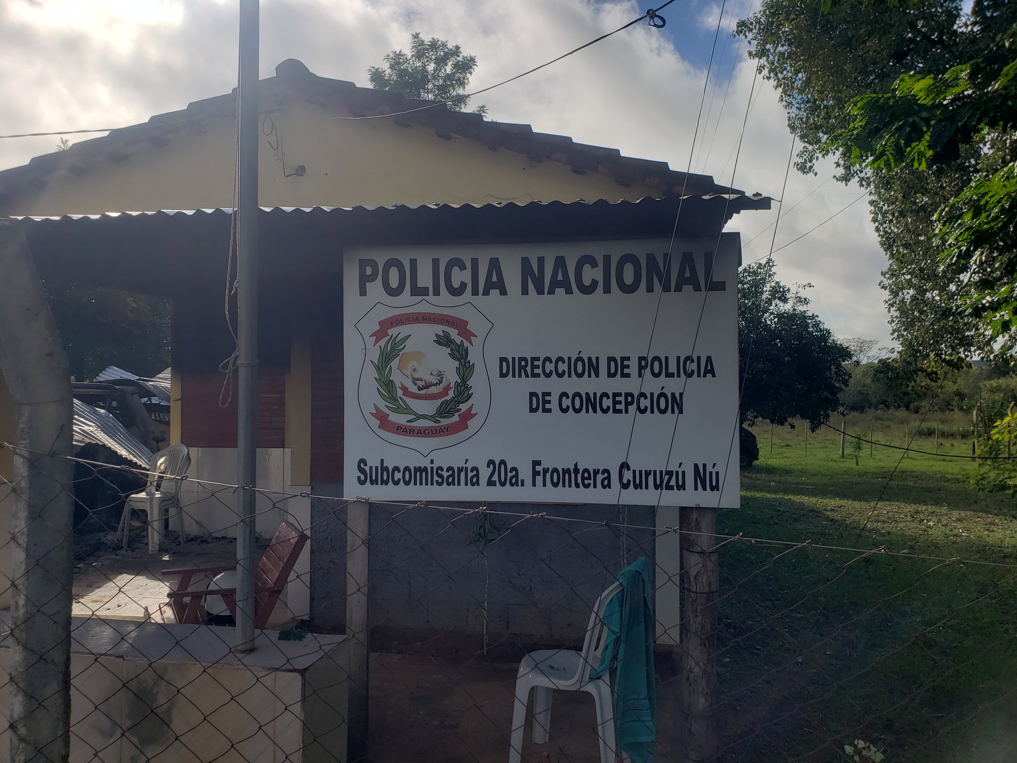 La subcomisaría 20ª está ubicada en la colonia Frontera Curuzú Ñu,