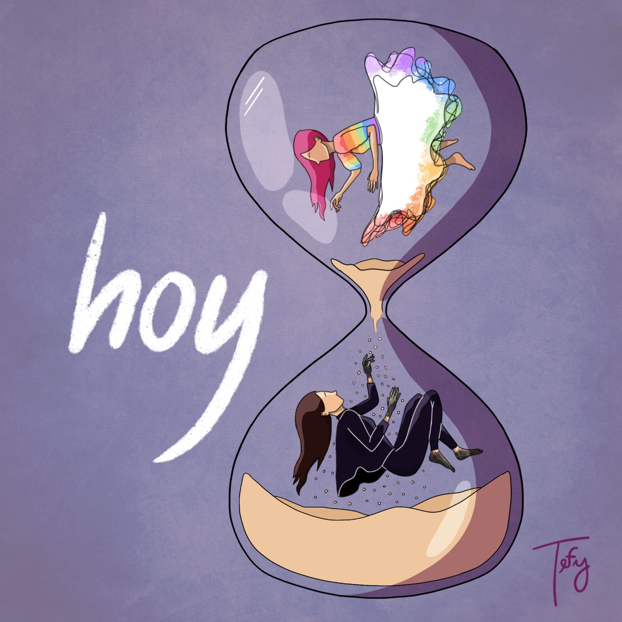 Hoy”, el corte pop en español dirigido a jóvenes como una invitación para salir a vivir el presente.