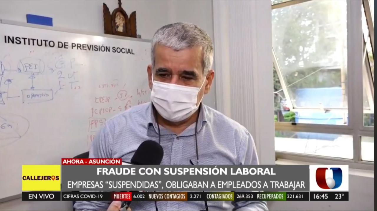 Pedro Halley, gerente de prestaciones del Instituto de Previsión Social