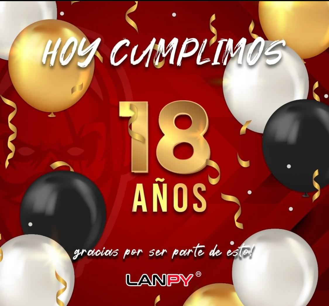 LanPy cumplió 18 años. Foto: gentileza.