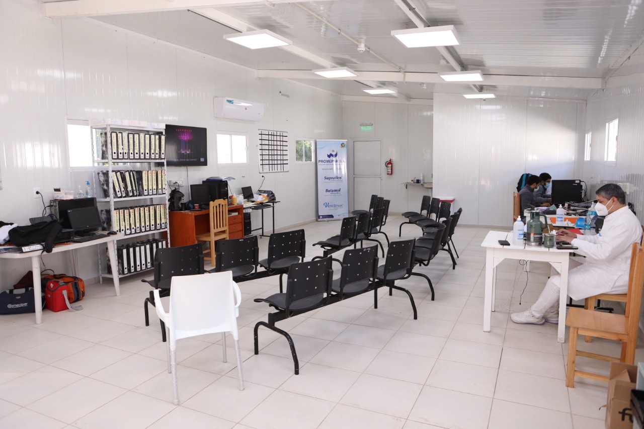 Pabellón exclusivo para el plantel de médicos del Ineram