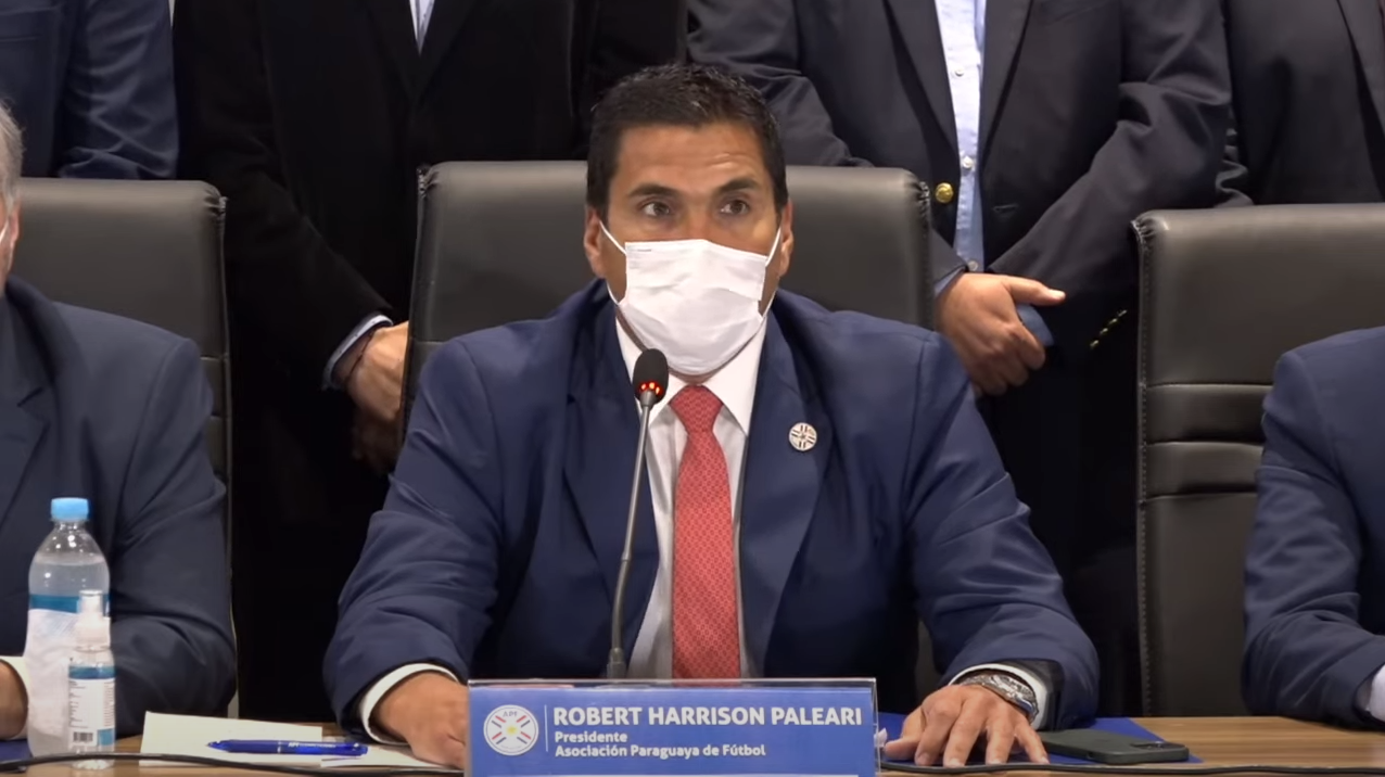 Robert Harrison, presidente de la Asociación Paraguaya de Fútbol