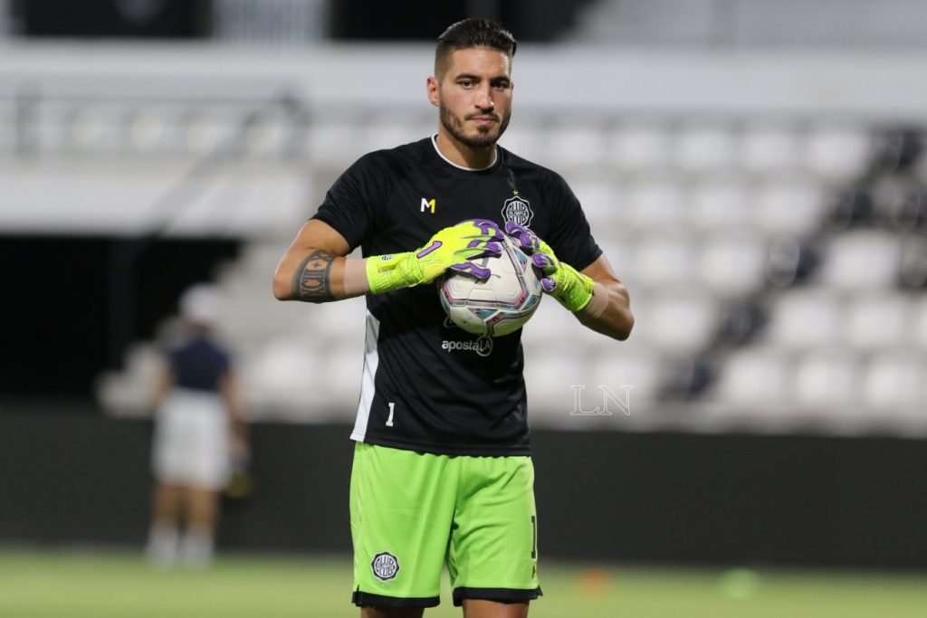 Gastón Olveira, portero del Olimpia. Foto: gentileza.