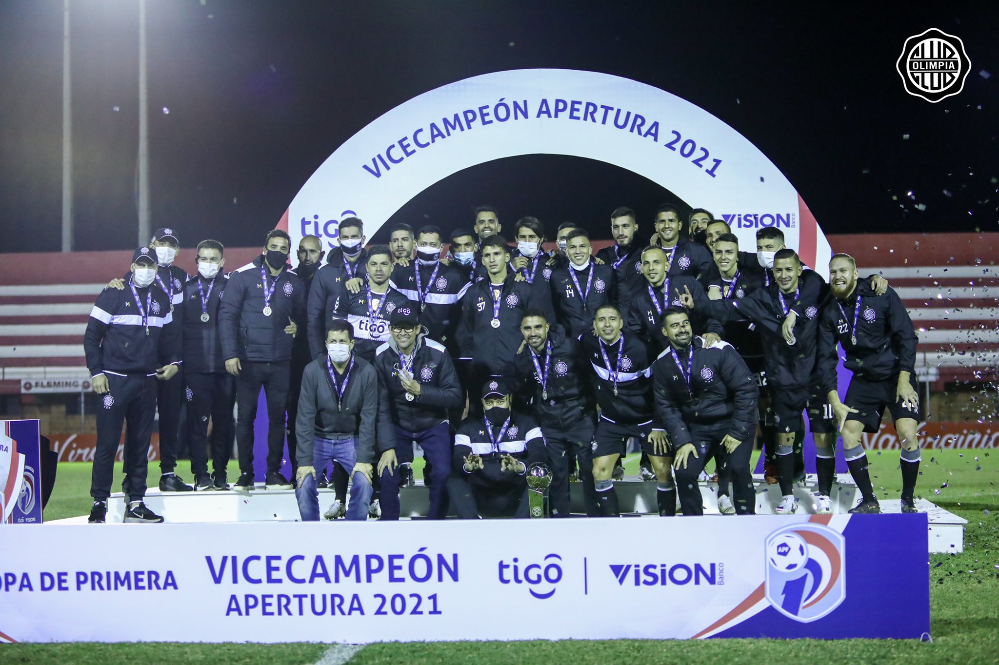 Olimpia se consagró como vicecampeón del Torneo Apertura. Foto: @ElClubOlimpia