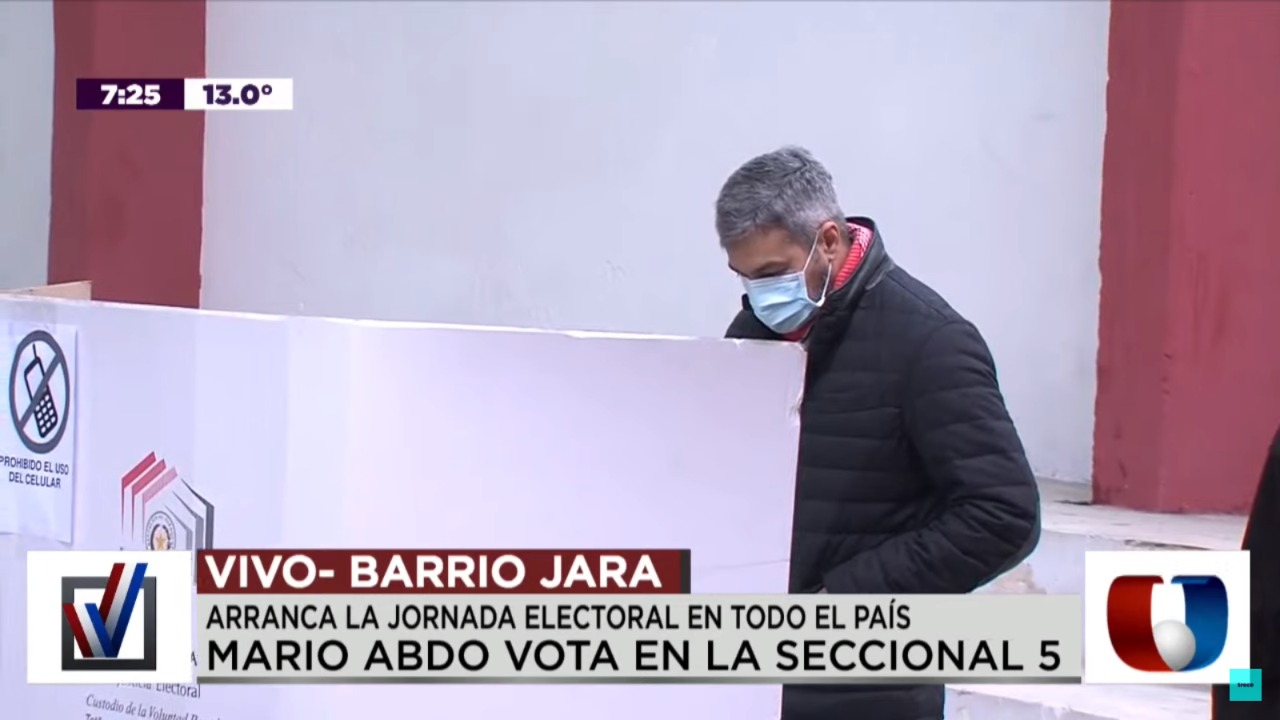 Mario Abdo Benítez, presidente de la República. Foto: captura de pantalla.