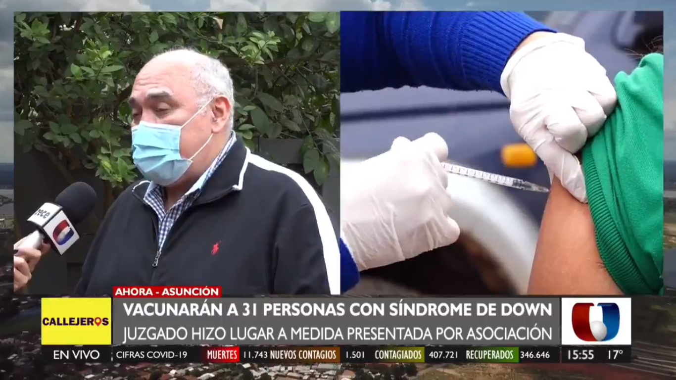 Juan Carlos Paredes, presidente de la Asociación Síndrome de Down del Paraguay