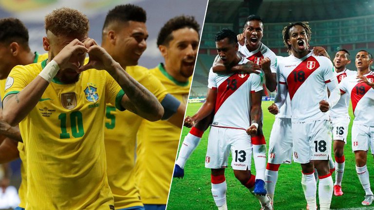 Copa América: Brasil y Perú abren las semifinales