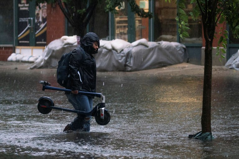 Tormenta Elsa avanza en EE.UU y podría provocar grandes inundaciones. Foto: gentileza.