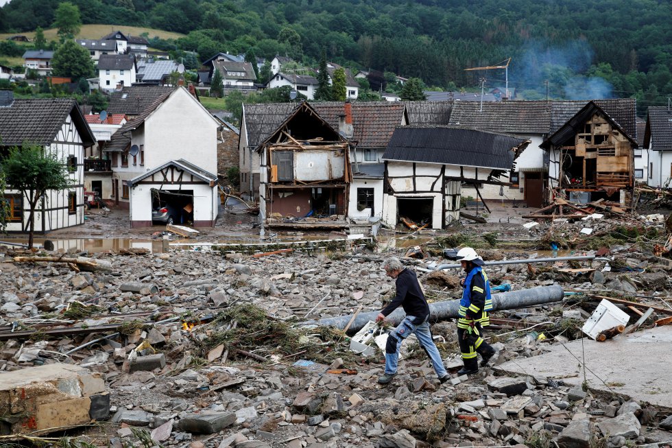 Al menos 123 muertos tras catastróficas inundaciones en Alemania y Bélgica