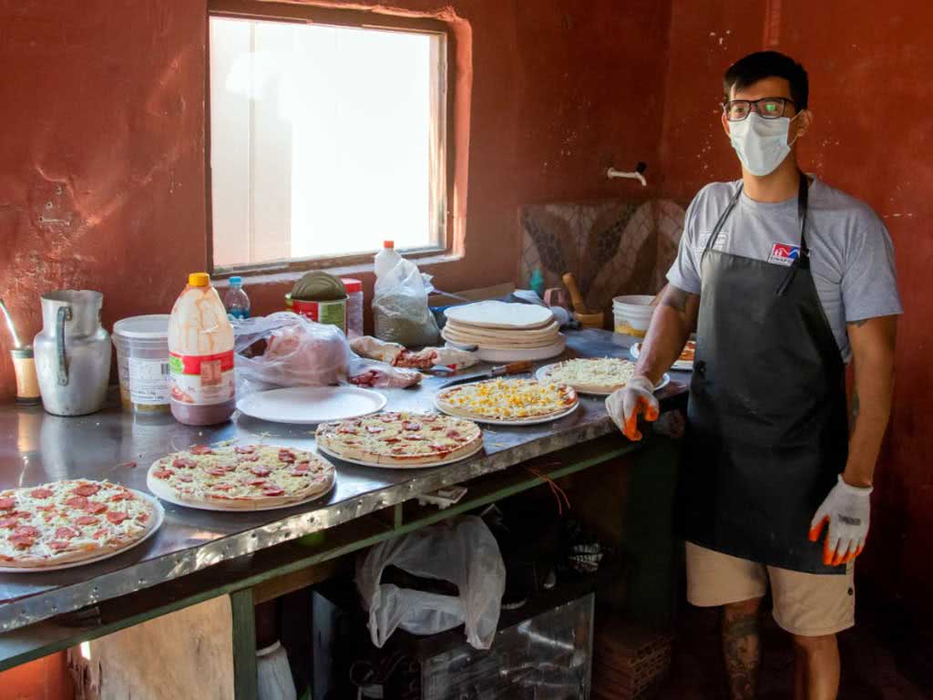 Pizzero artesanal busca reinsertarse a la sociedad. Foto: gentileza.