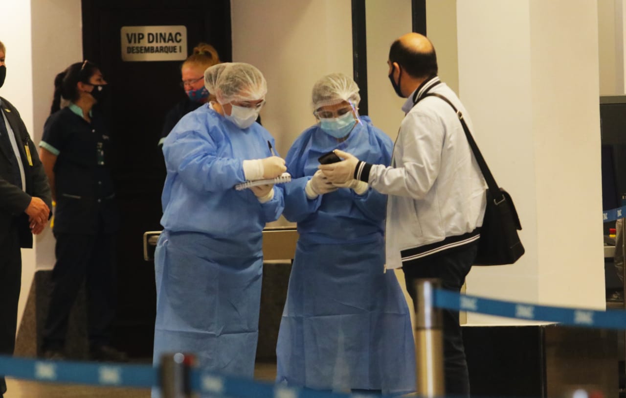 Multarán a viajeros por no cumplir con protocolo sanitario. Foto: Agencia IP.
