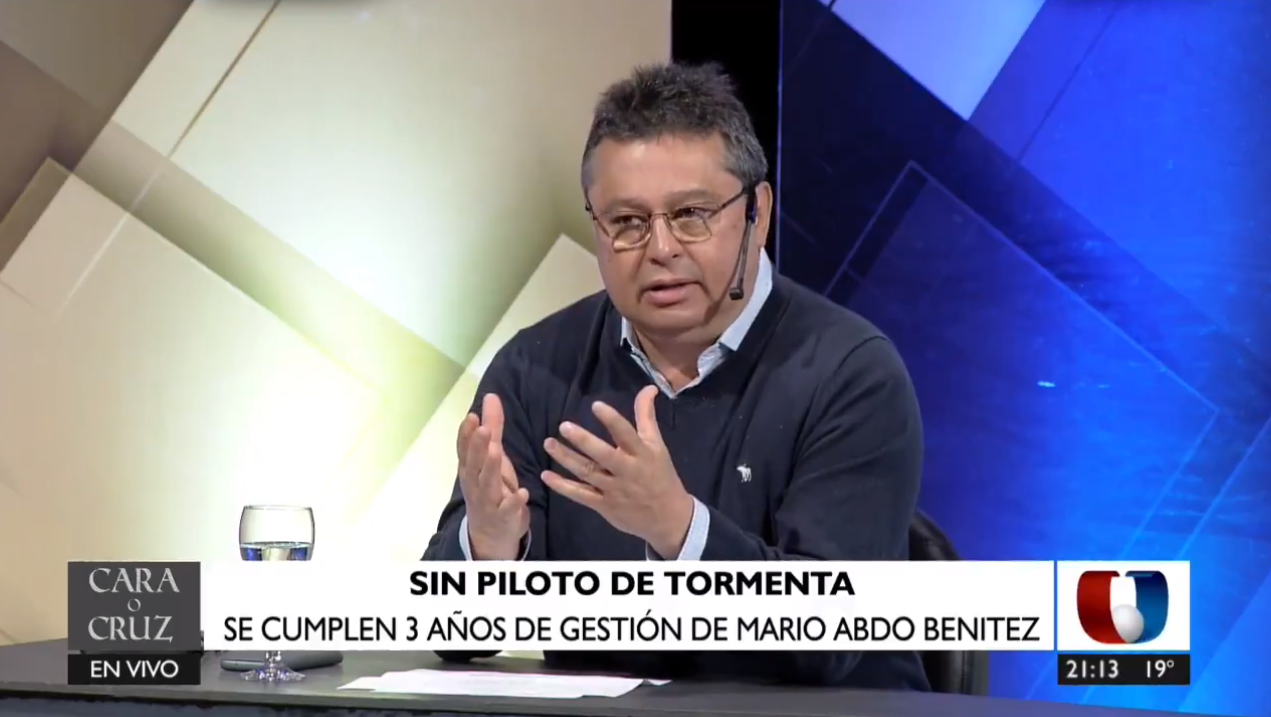 Gustavo Leite, exministro del MIC. Foto: captura de pantalla.