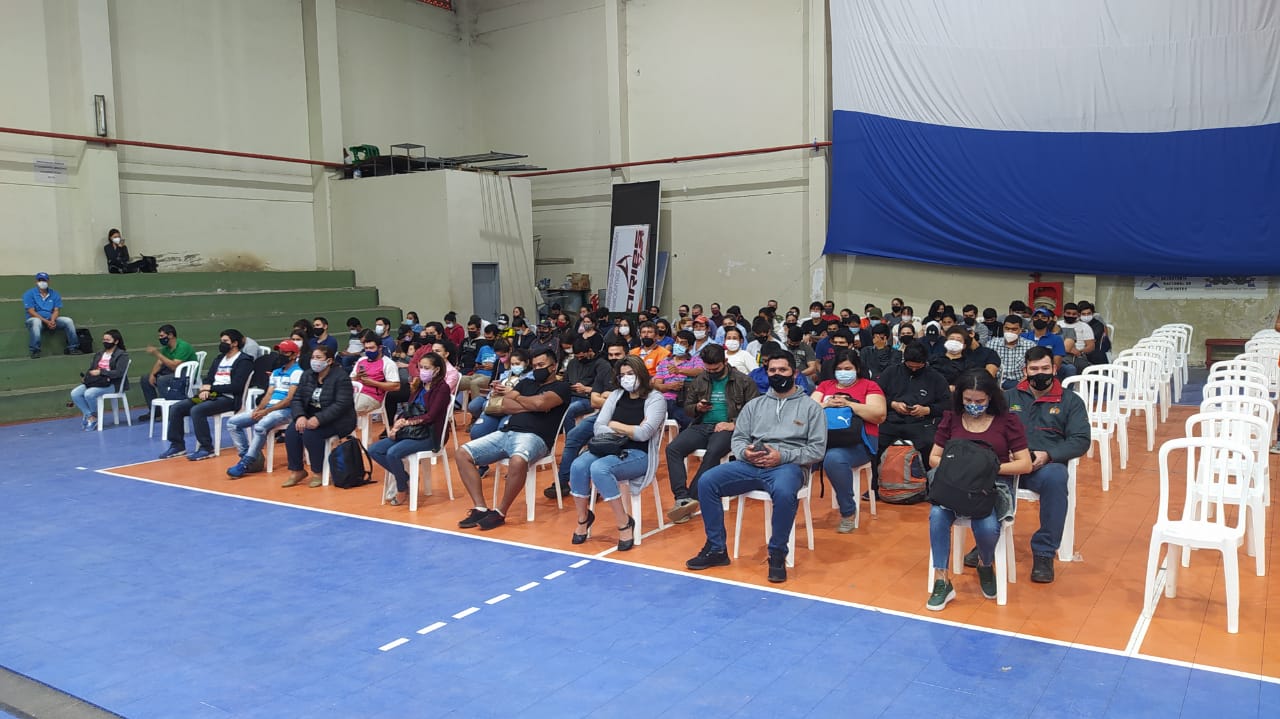 Vacunatorio de la SND. Foto: Osmar Henry, cronista de Unicanal.