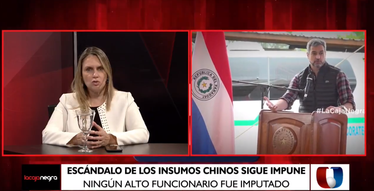 Rocío Vallejo, diputada Nacional en La Caja Negra. Foto: captura de pantalla.