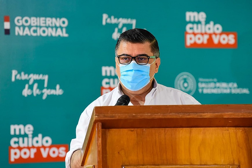 Julio Borba, ministro de Salud. Foto: MSP.