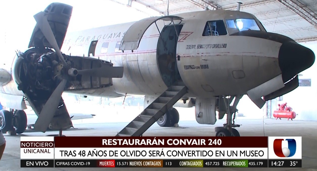 Primera aeronave en surcar los cielos del país será convertida en un museo