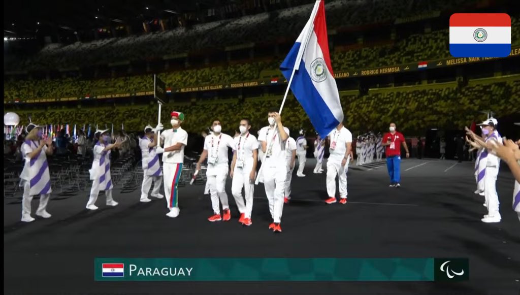 Desfile inaugural en los Juegos Paralímpicos Tokio 2020. Foto: COP.