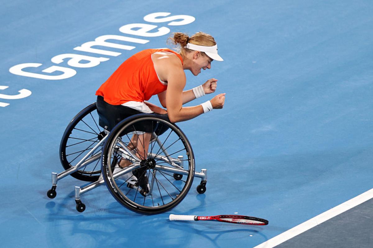 Historia para el tenis en silla de ruedas: De Groot logró el Golden Slam
