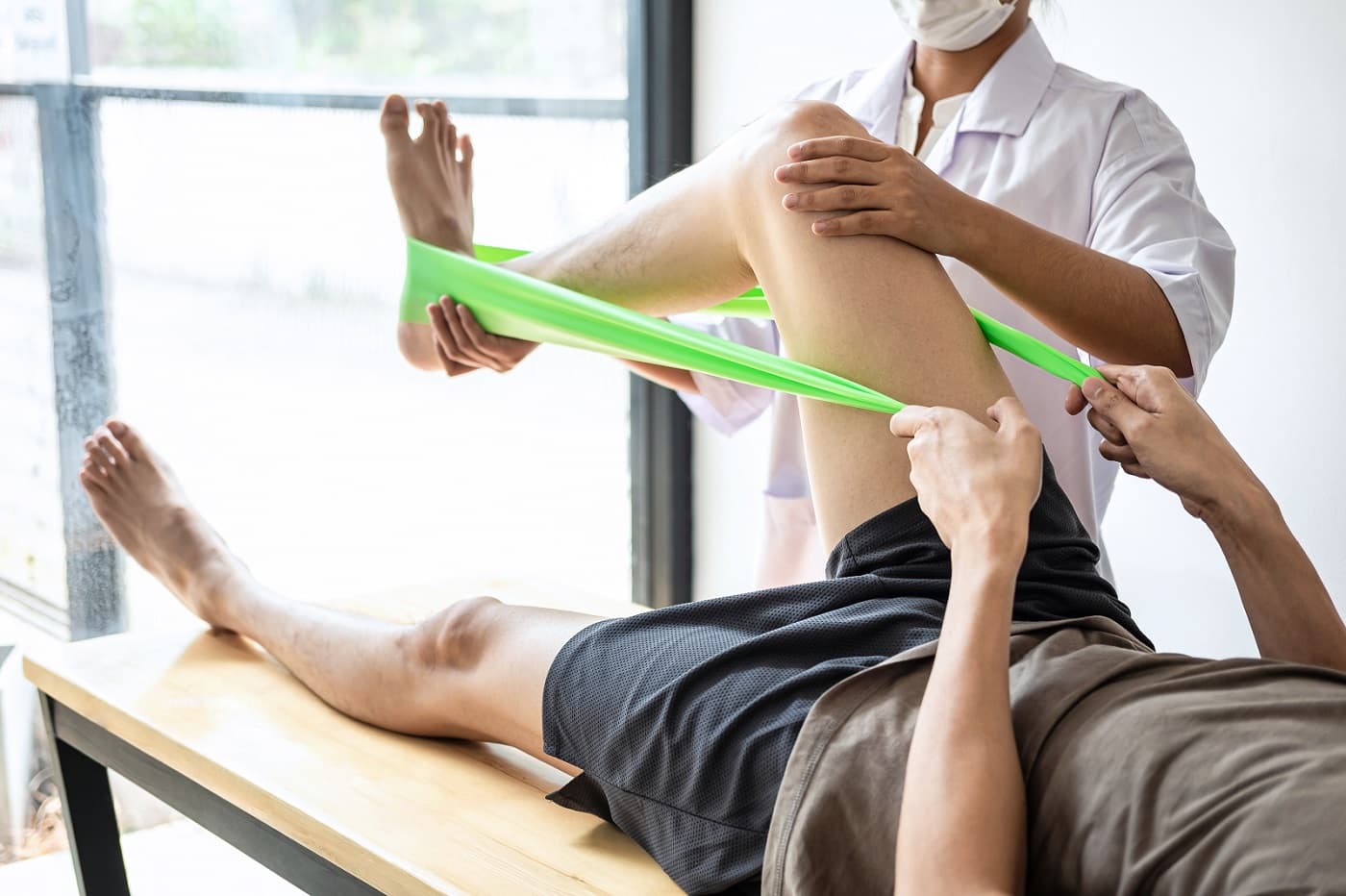 Hospital de Clínicas reabre servicios de rehabilitación kinesiológica. Foto. Ilustrativa