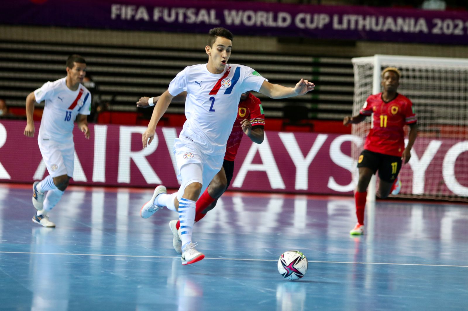 Futsal: Paraguay goleó a Angola en el Mundial de Lituania. Foto: Futsal APF