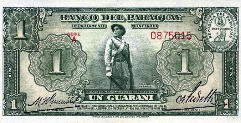 1 guaraní, imagen ilustrativa.