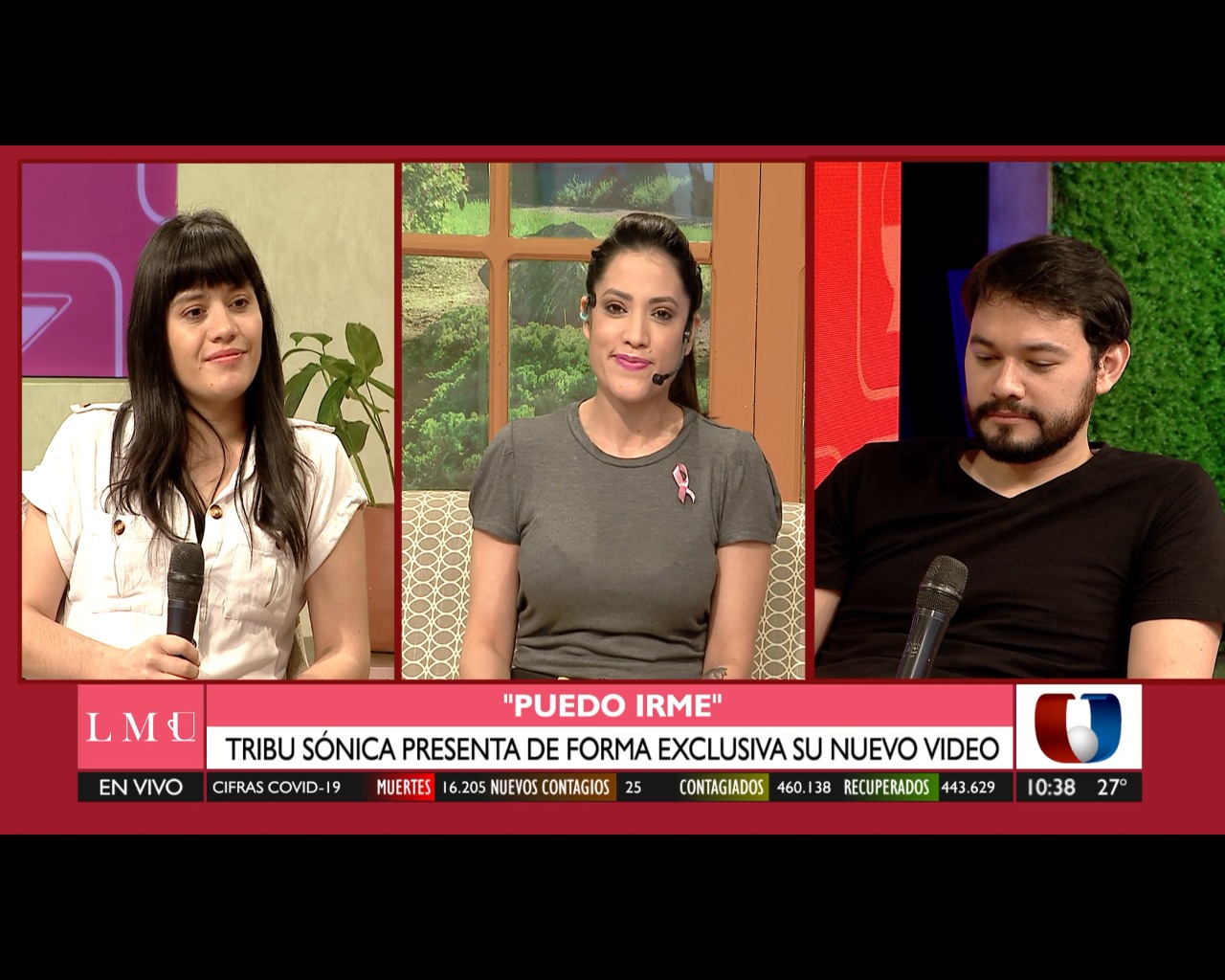 La vocalista de la banda nacional