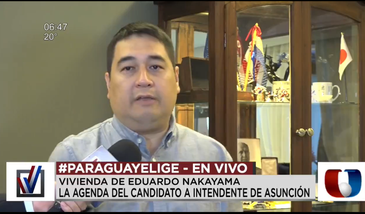 Nakayama pide cuidar la “voluntad popular”. Foto Captura de pantalla