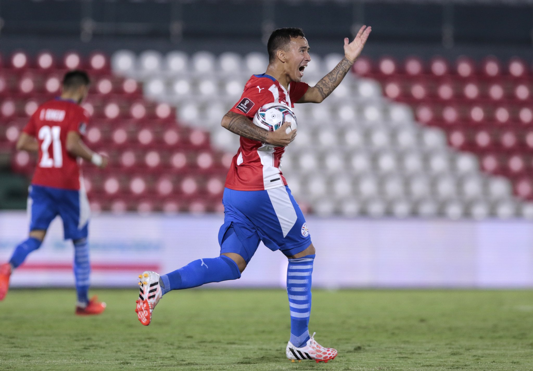 ¡Todo listo! Berizzo confirmó el once de Paraguay para medir a Bolivia. Foto: Albirroja
