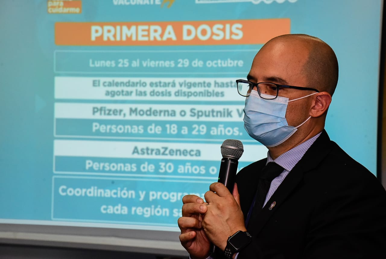 Dr. Héctor Castro, director del PAI. Foto: Ministerio de Salud.