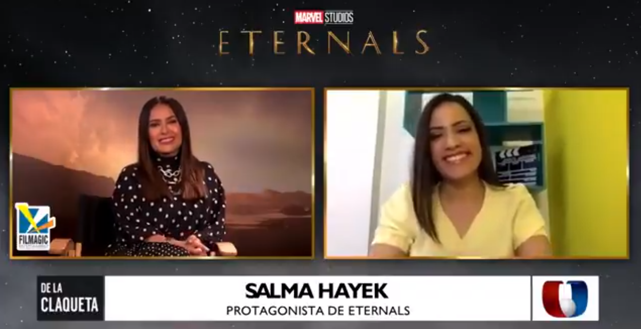Entrevista exclusiva de Majo Peralta a Salma Hayek para Unicanal.