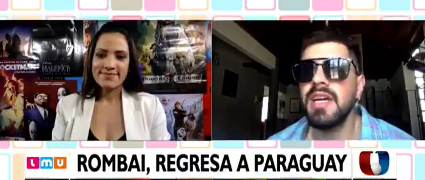 El vocalista de Rombai, Fernando Velázquez, conversó con Majo Peralta. Foto: captura de pantalla.