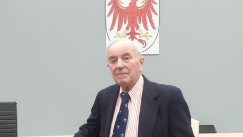 Emil Farkas, de 92 años, es sobreviviente del campo de concentración nazi de Sachsenhausen. Foto: gentileza.