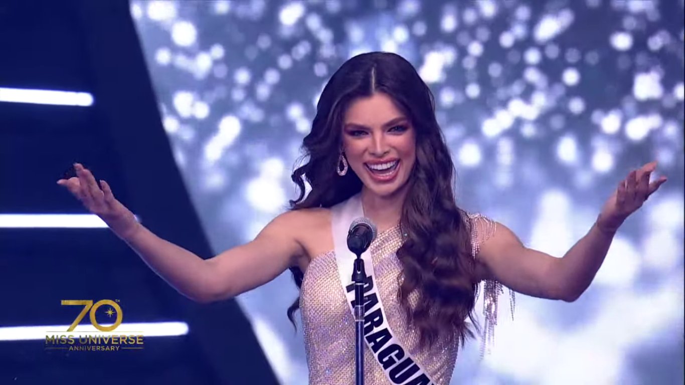 Nadia Ferreira, Miss Paraguay. Foto: captura de pantalla.