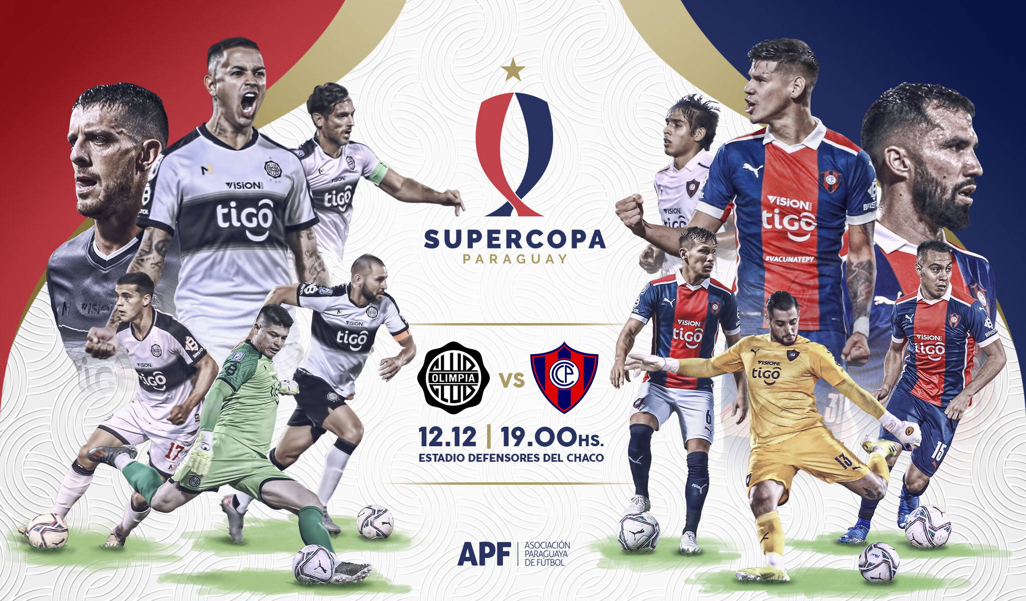 Supercopa: Olimpia y Cerro pelearán esta noche por el título de campeón