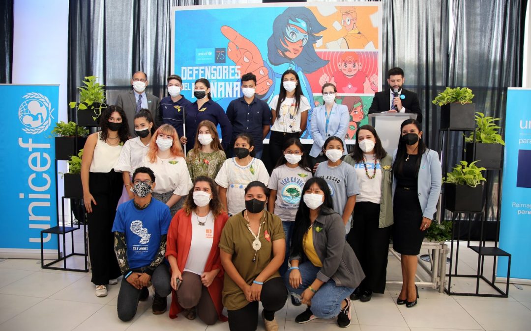 Unicef reconoce a jóvenes y organizaciones “defensores del mañana”, en su 75° aniversario