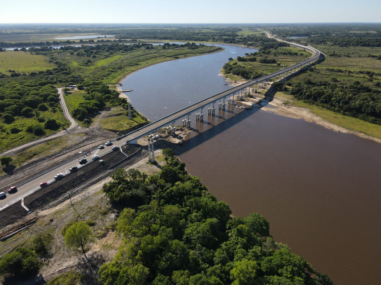 Desde hoy, quedó habilitado el puente más largo de Ñeembucú