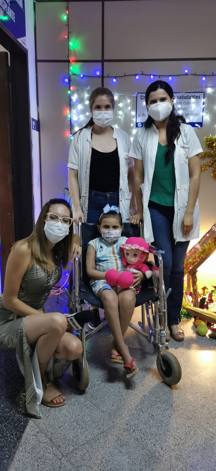 En el Departamento de Nefrología del Hospital de Clínicas, donde los niños ya sienten la magia de la Navidad