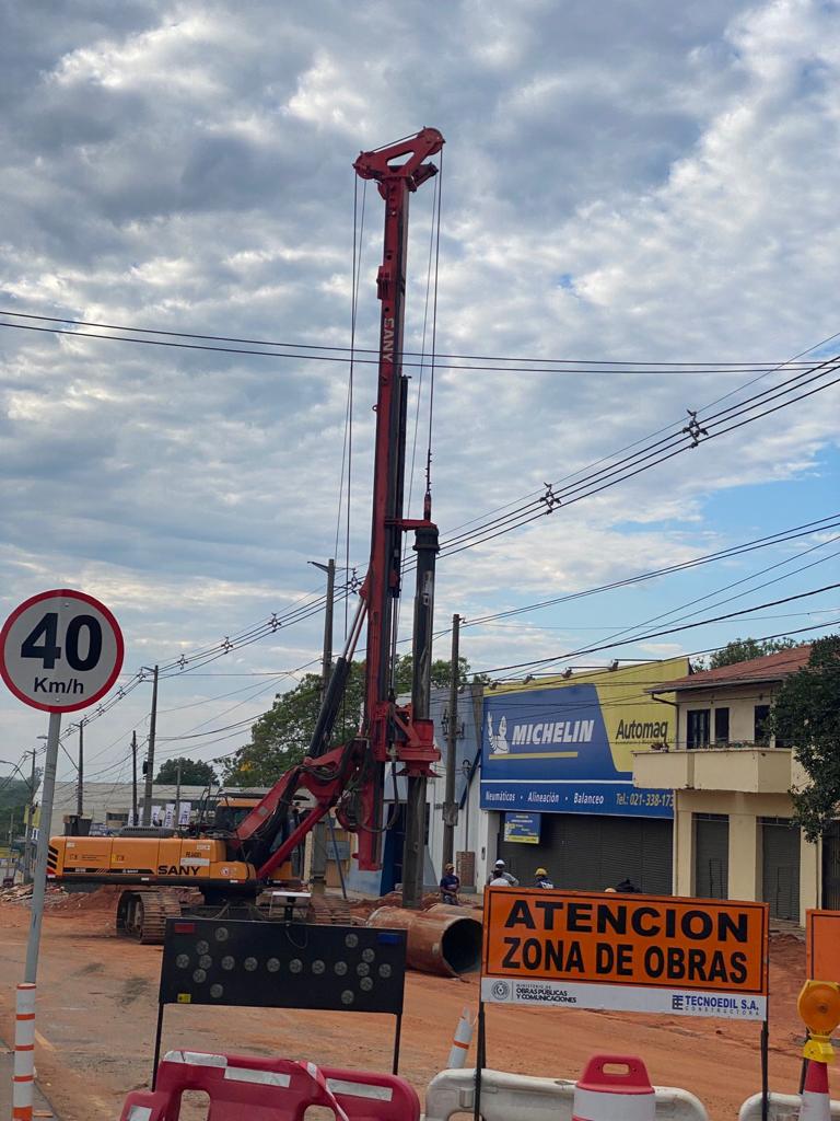 Obras de Tres Bocas continuarán en horarios diferenciados durante las fiestas. Foto: MOPC.