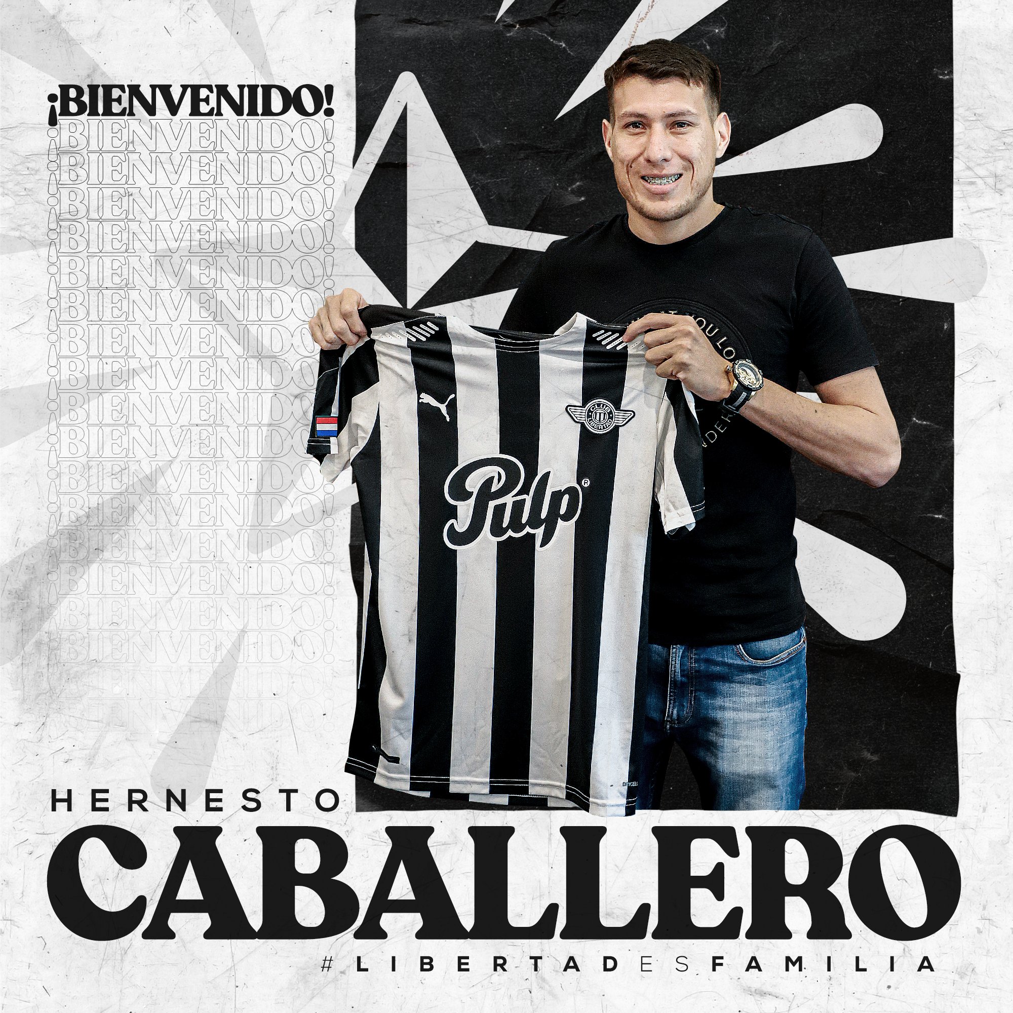 Libertad sumó a Hernesto Caballero a su plantel para el 2022