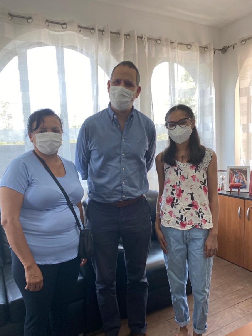 Milagros recibirá el 2022 en su hogar con un corazón nuevo
