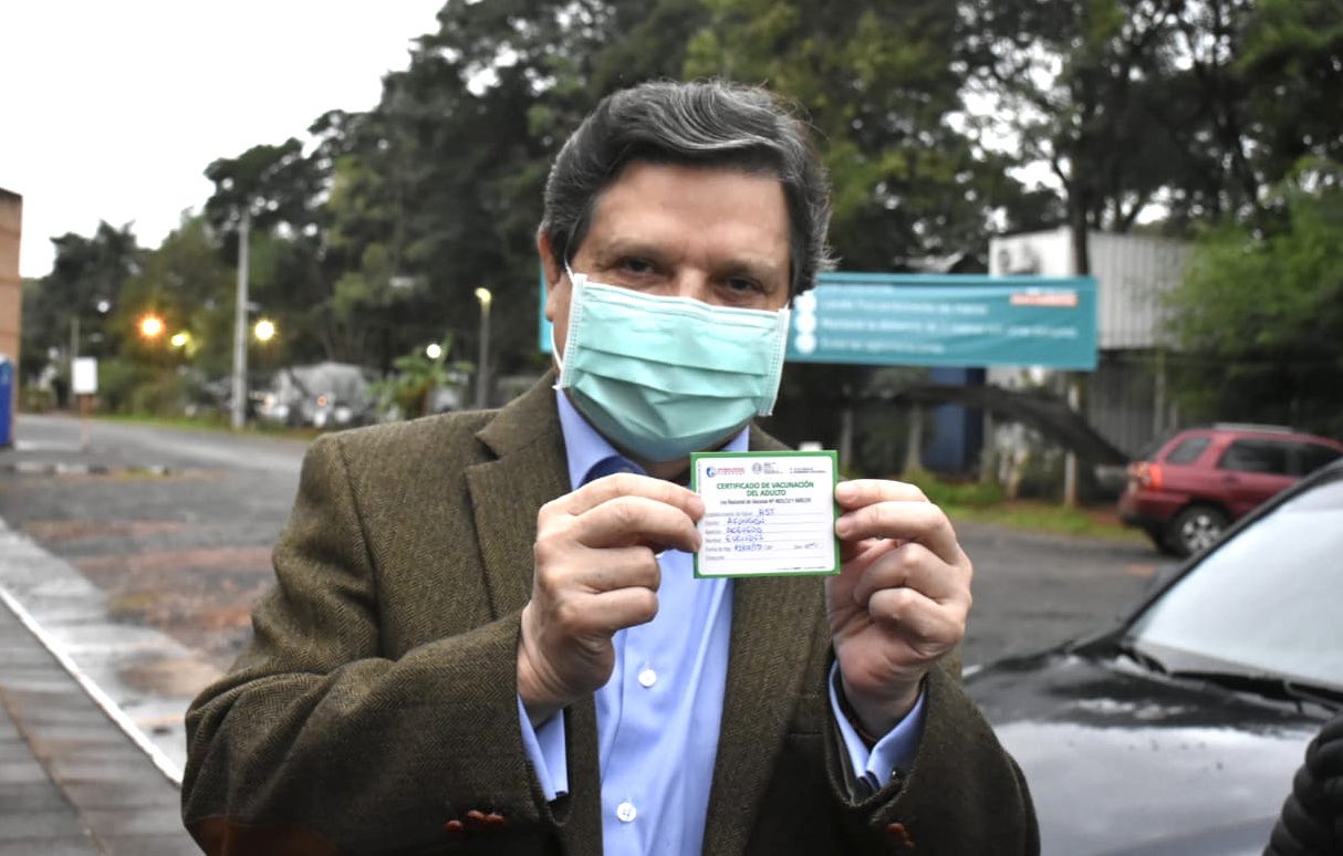 Euclides Acevedo dio positivo al covid por segunda vez
