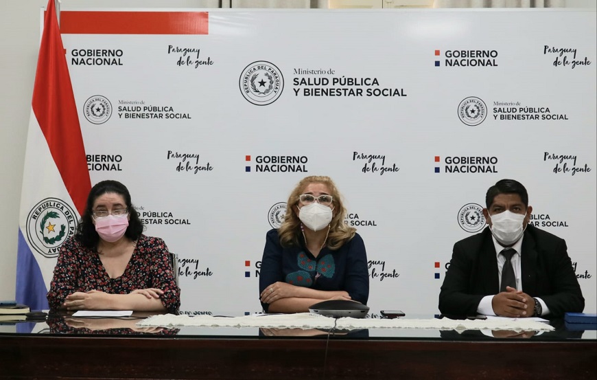 Conferencia del Ministerio de Salud. Foto: MSP.