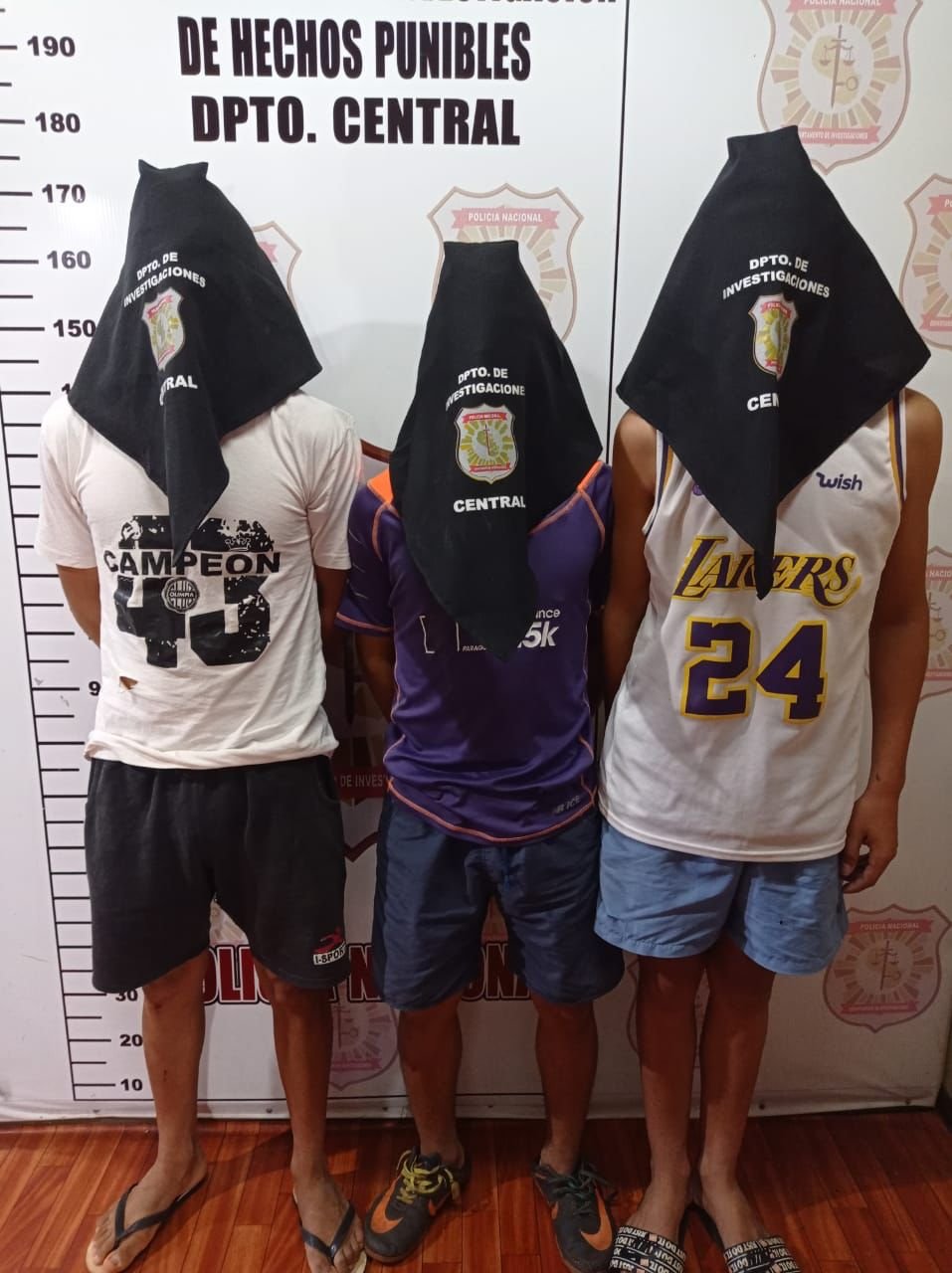 Tres detenidos durante allanamientos en Areguá