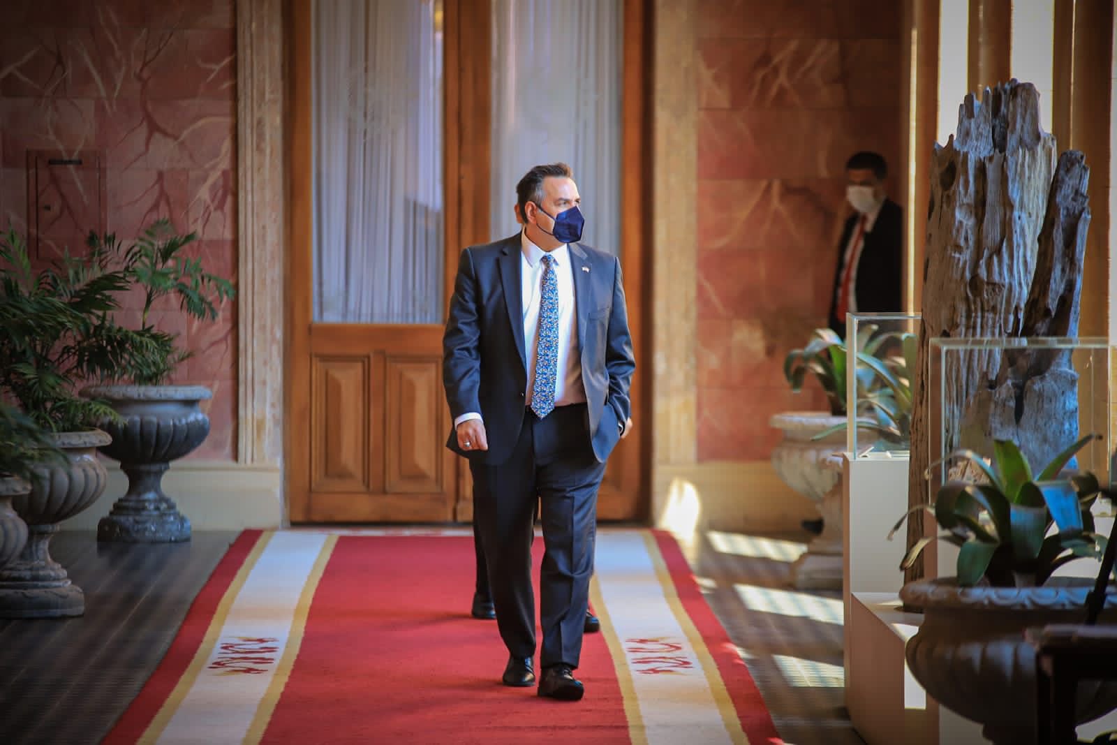 Encargado de negocios de Estados Unidos en Asunción, Joseph Salazar. Foto: Presidencia Py.