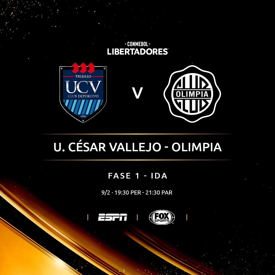 Olimpia enfrenta a César Vallejo este miércoles. Foto: Conmebol.