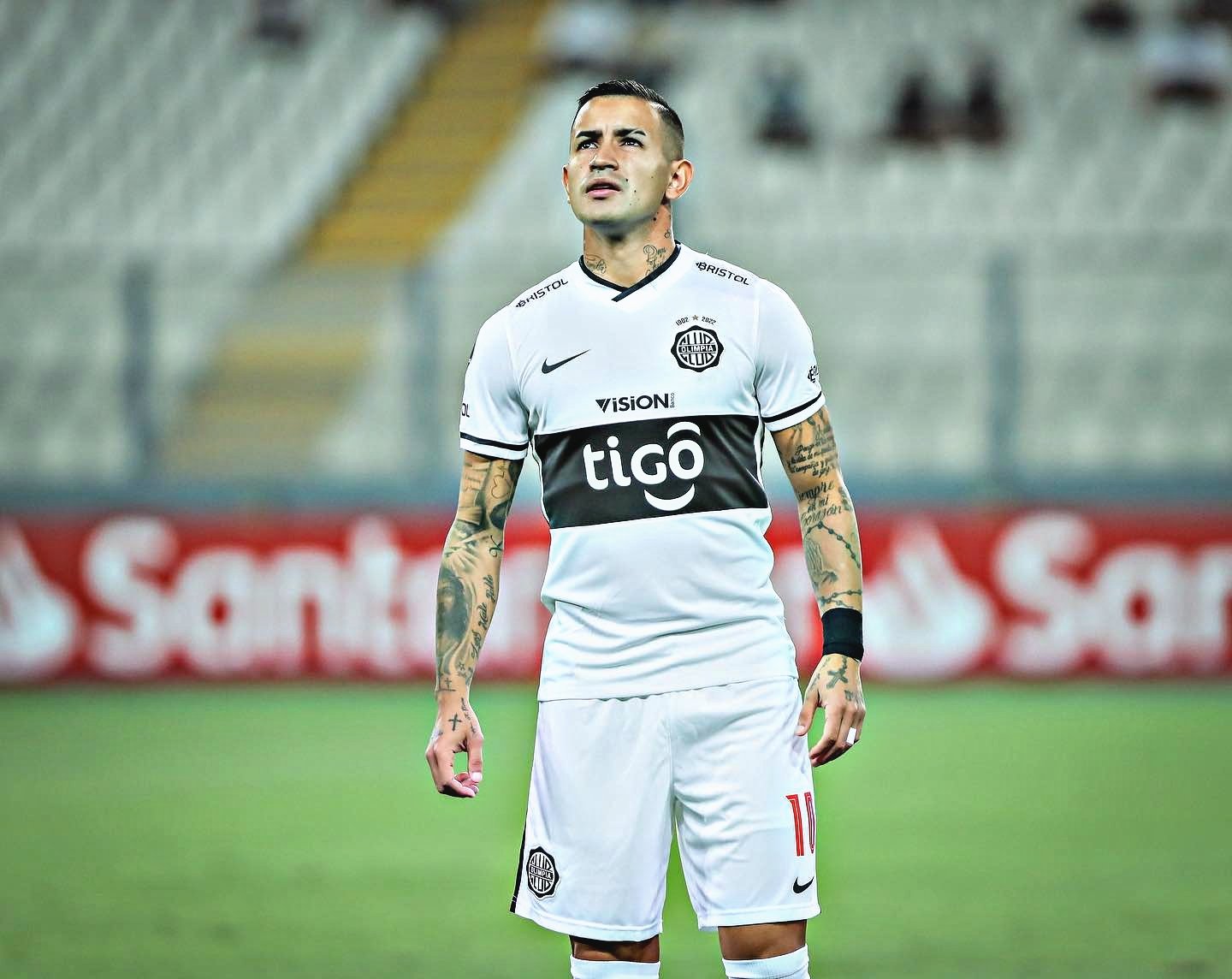 Derlis González, jugador del Olimpia. Foto: gentileza.
