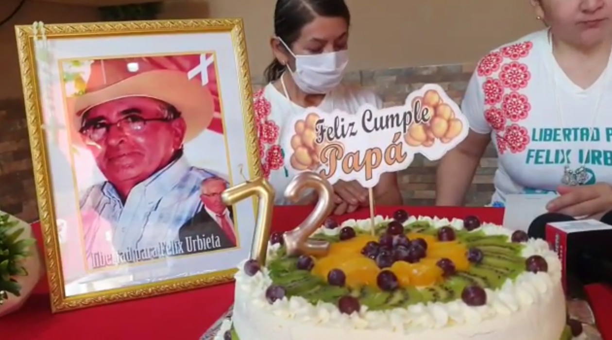 En el día de su cumpleaños, familia de Félix Urbieta ruega información. Foto: captura de video
