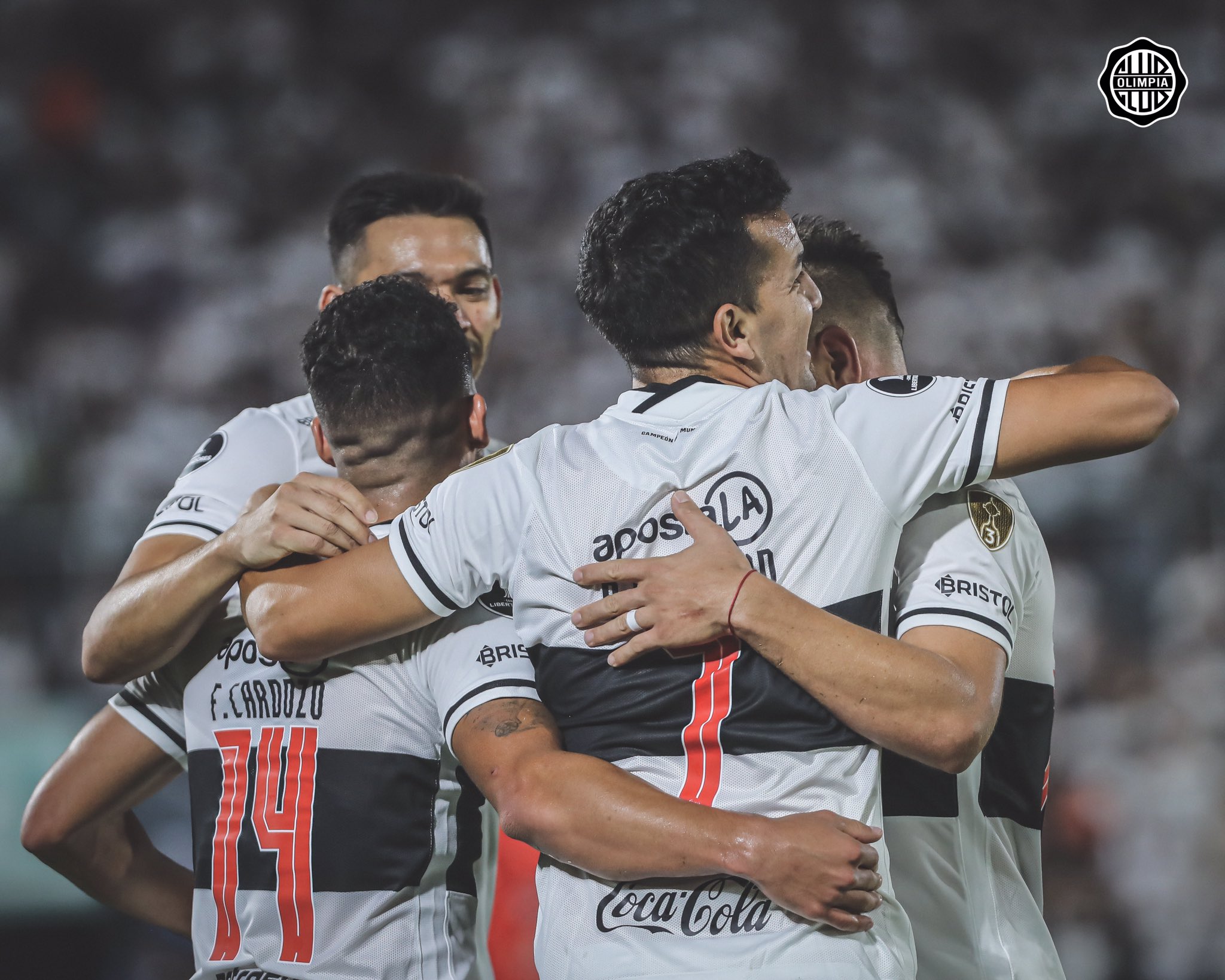 Libertadores: esta noche, Olimpia medirá al Atlético Nacional por la fase 2. Foto: El Club Olimpia.